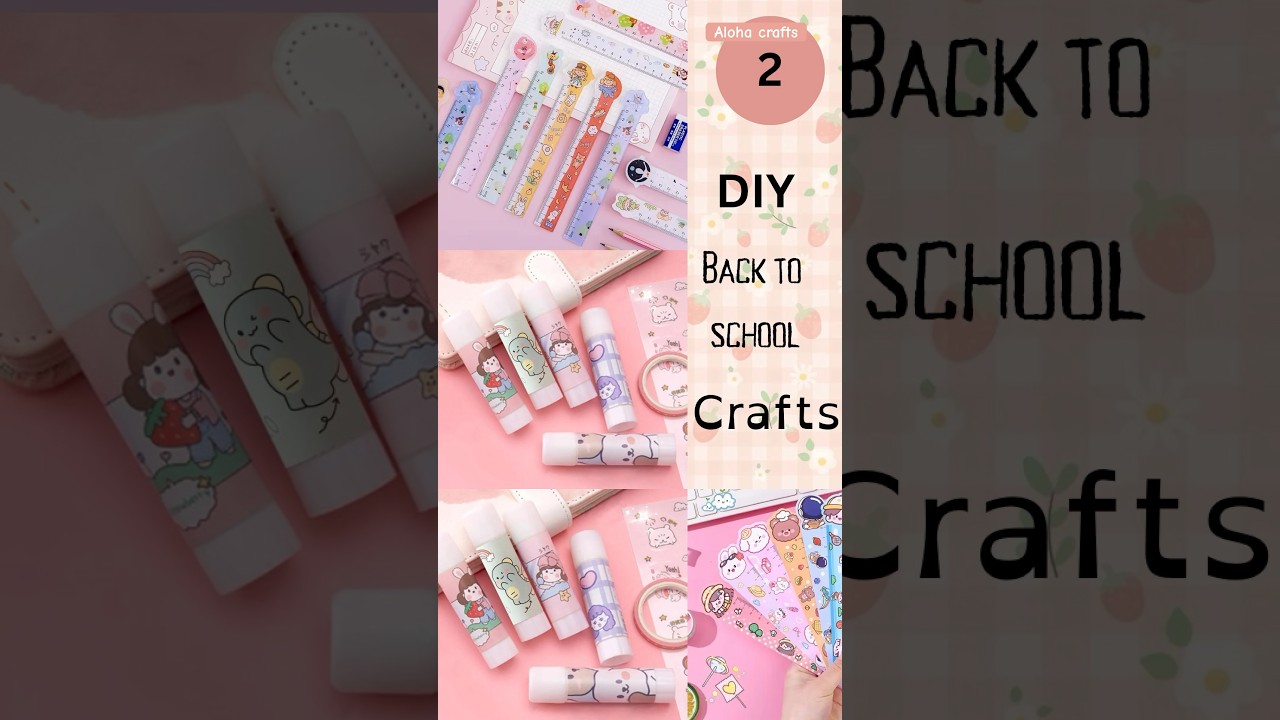 DIY Kawaii Stationery | Cute Back to School Crafts You’ll Love! # ...