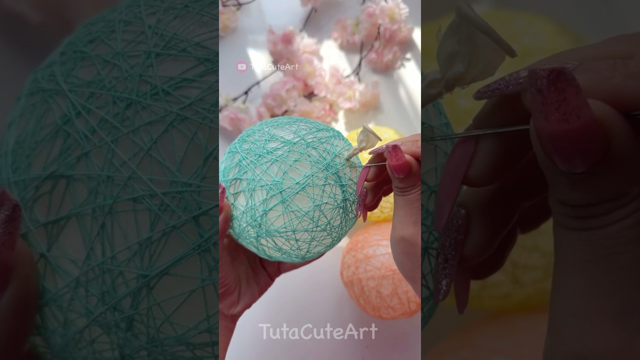 DIY Easy Thread Ball Decoration – arzya