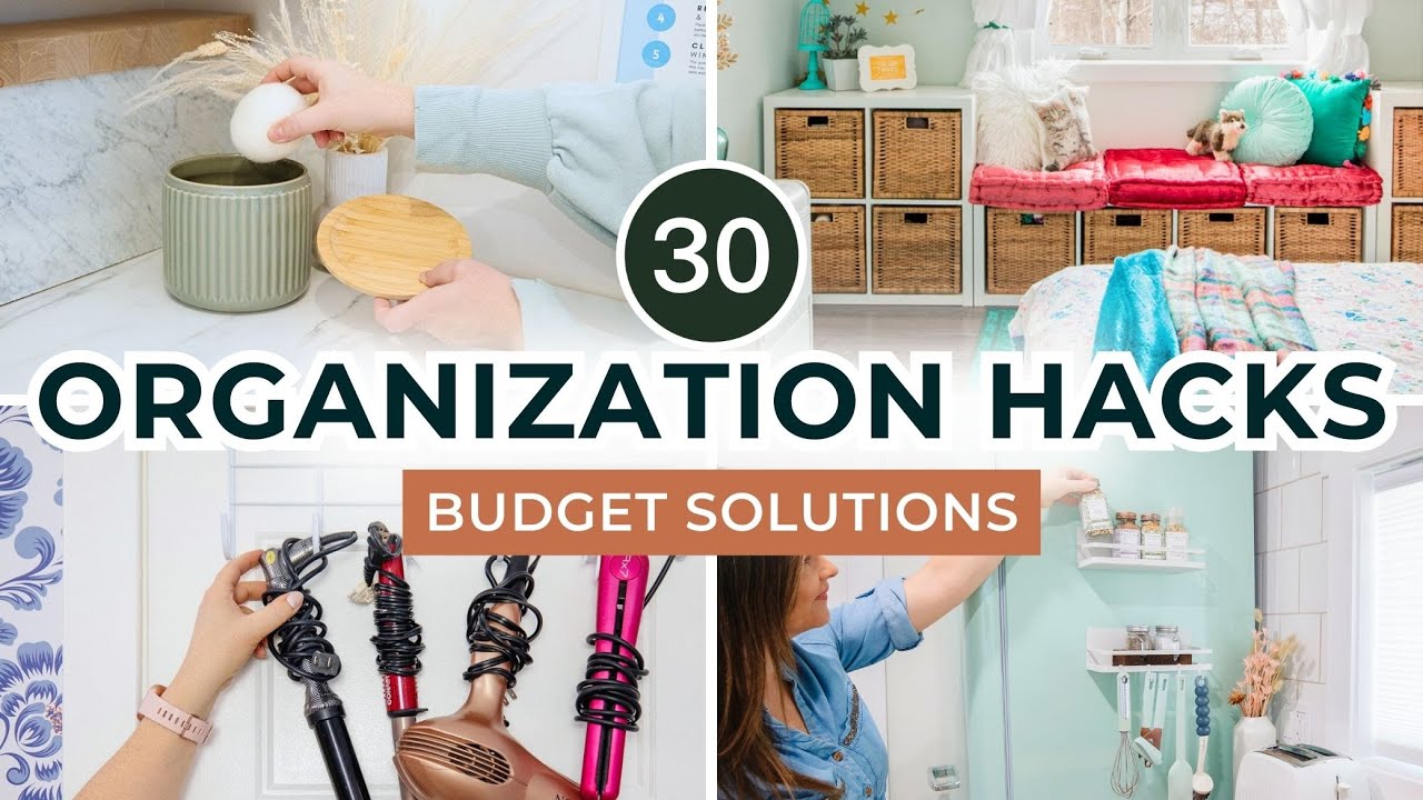 30 Home Organization Hacks to Transform Your Space This Weekend! – arzya