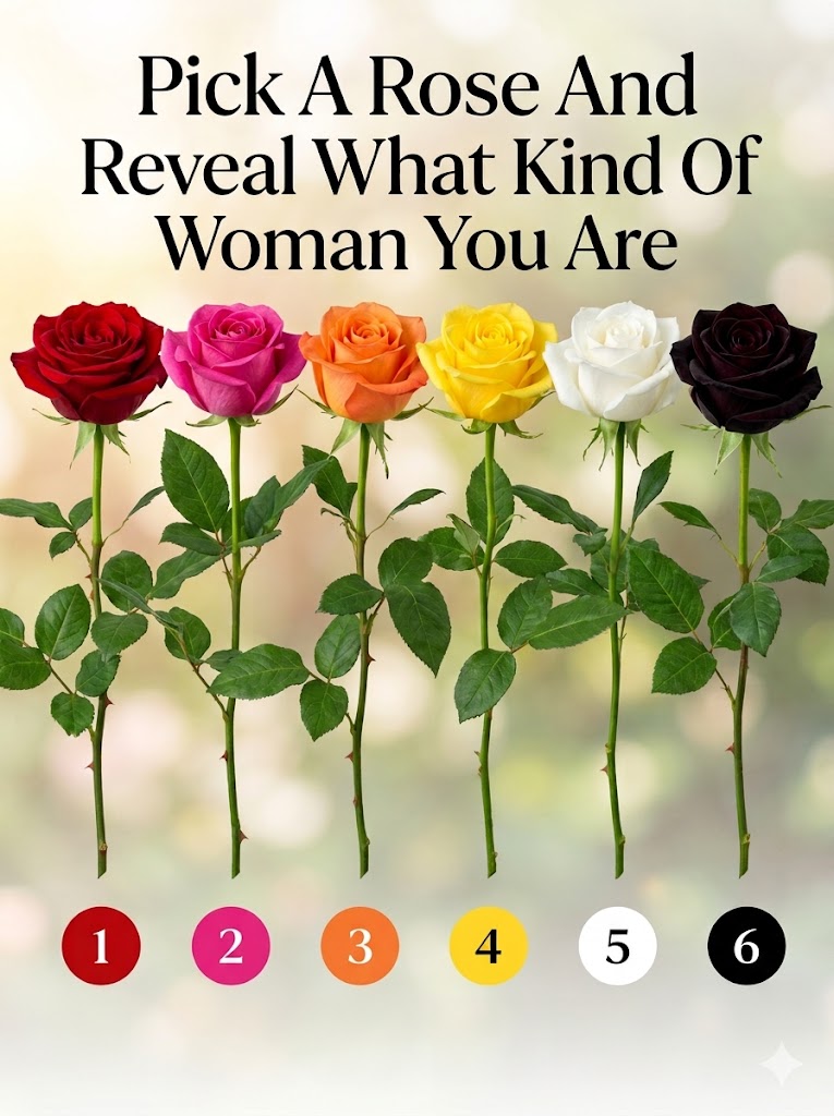 Pick a Rose and Reveal What Kind of Woman You Are. Check in 1st c0mment ...