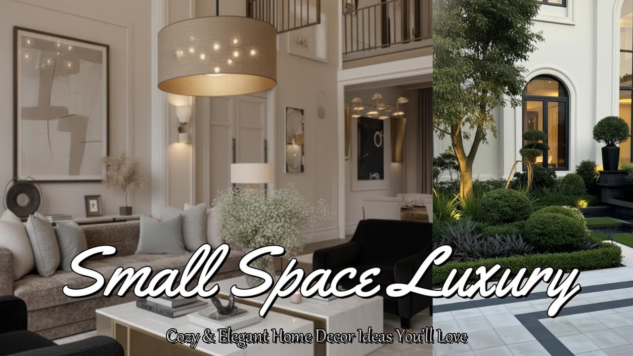 Small Space Luxury Makeover: Cozy & Elegant Home Decor Ideas You’ll ...